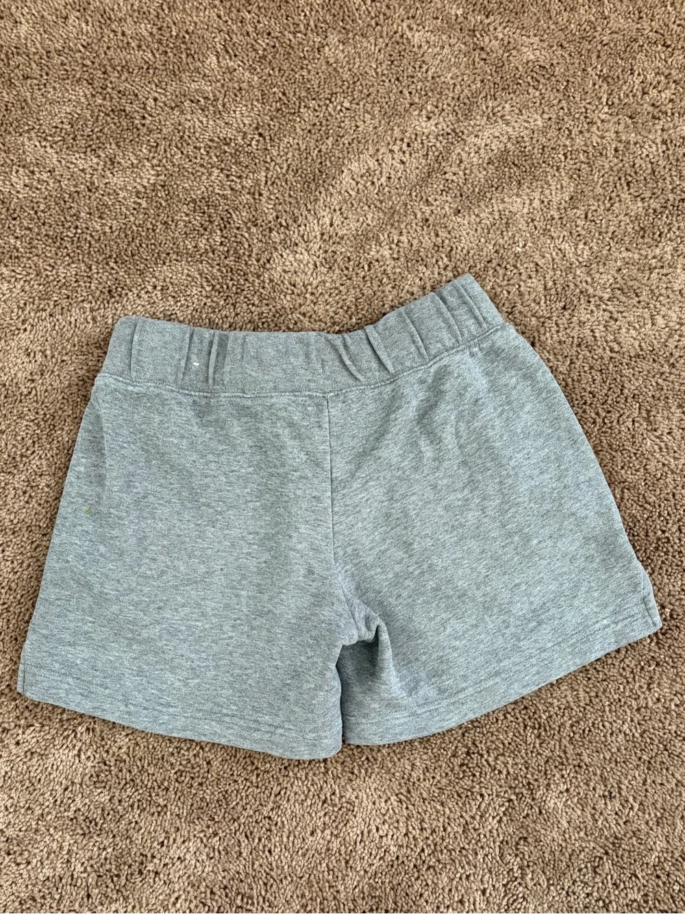 Nike Gray Athletic Shorts with White Logo